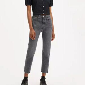 Levi's Wedgie Straight Jeans - size 25, washed black